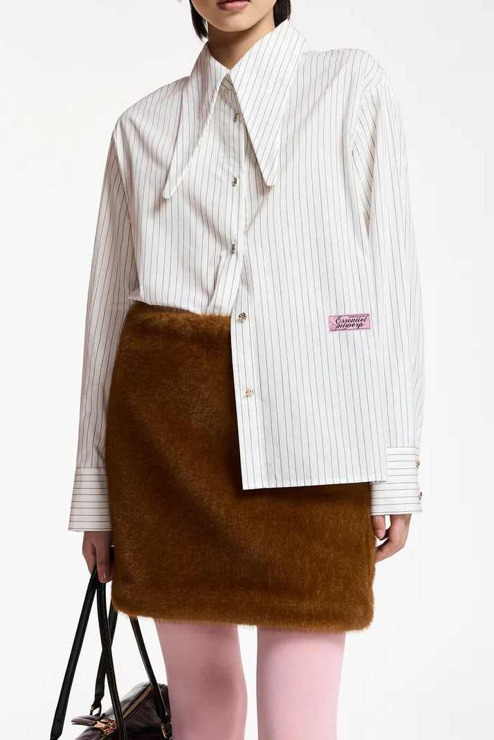 Kacao Tied Collar skjorte – Combo1 Off White